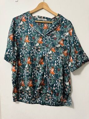 Their Nibs Owl and Wildflower Pajama Set